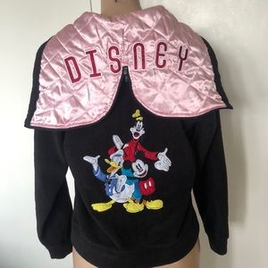 LovelyDISNEY Donald Duck Goofy Mickey mouse  Hooded  Jacket size SMALL